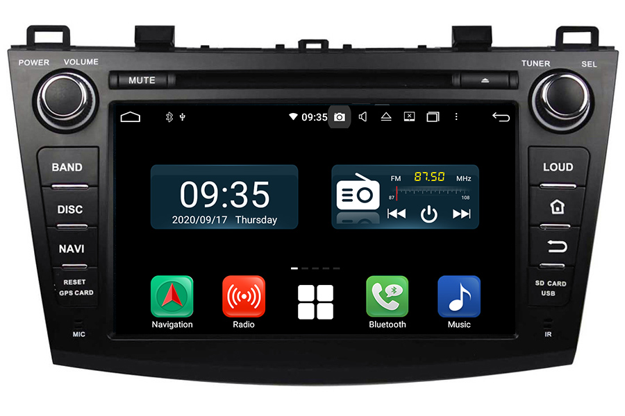 Mazda 3 2010-2013 Autoradio GPS Aftermarket Android Head Unit Navigation Car Stereo 